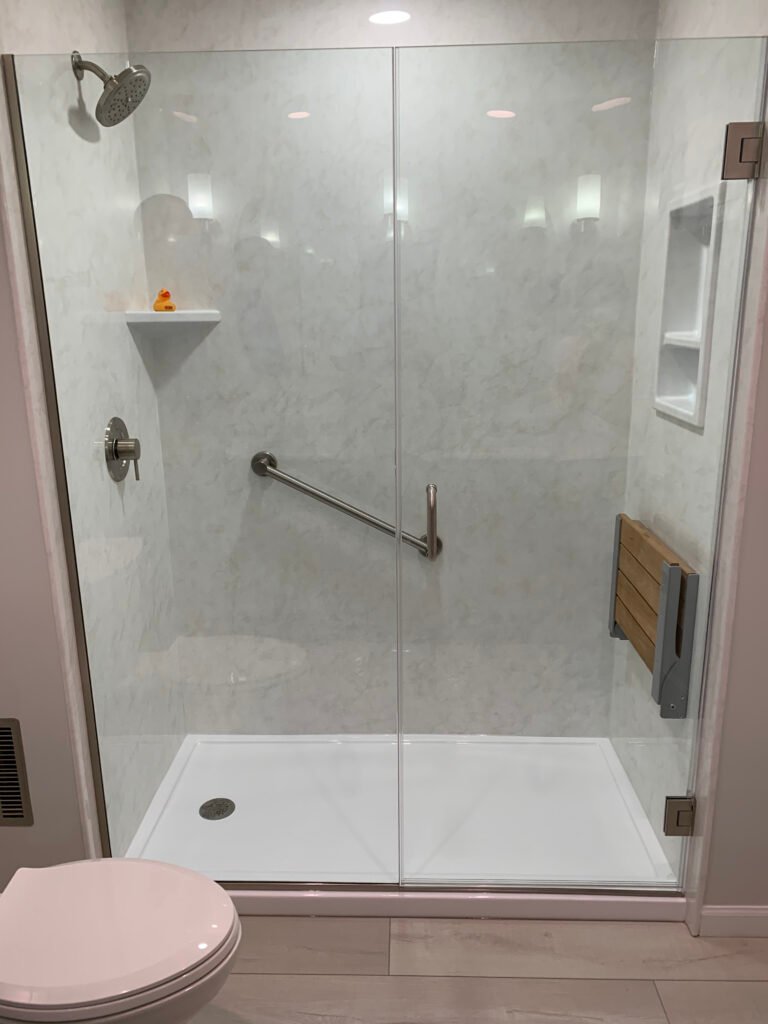 shower with safety handle installation prospect heights illinois