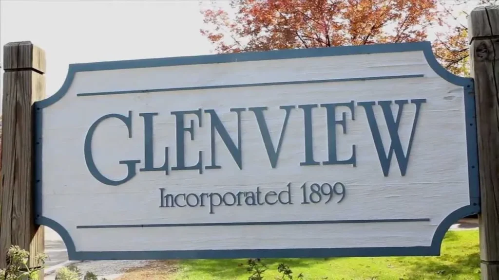 glenview illinois welcome sign