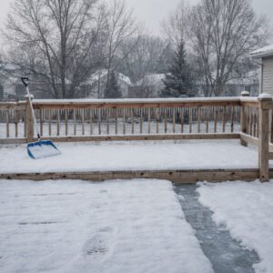 deck winter damage Illinois