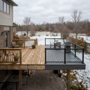 Composite Deck vs Wood Deck: Which Is Better for Illinois Weather?